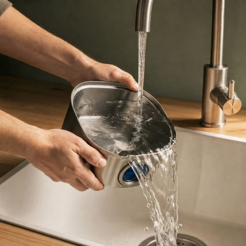 Fontaine a eau chat detecteur inox — Mizuho Chez Neko
