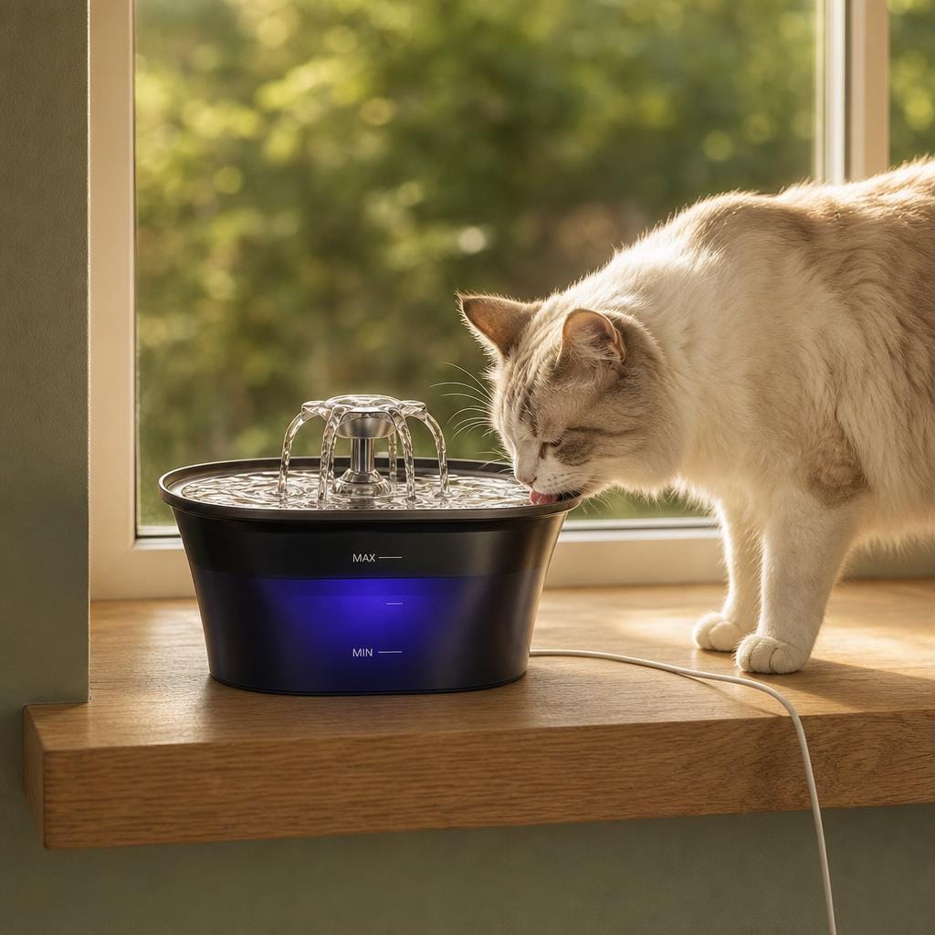 Fontaine pour chat — Sawa Chez Neko