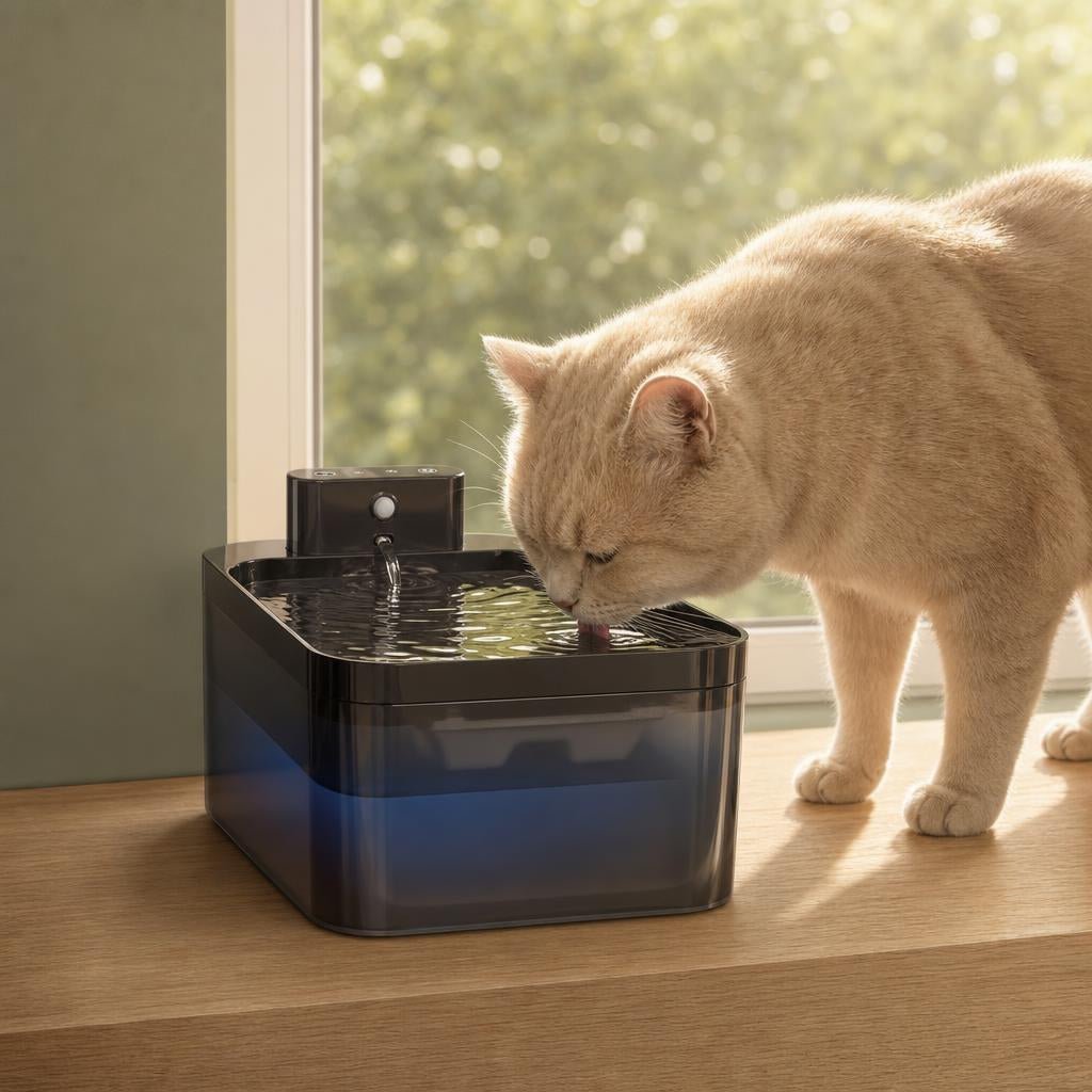 Fontaine pour chat sans fil — Suki