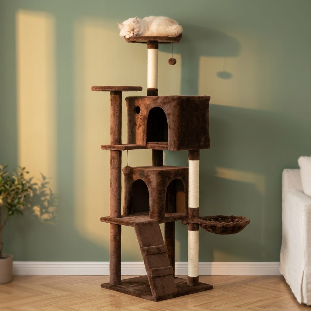Arbre a chat d'angle design