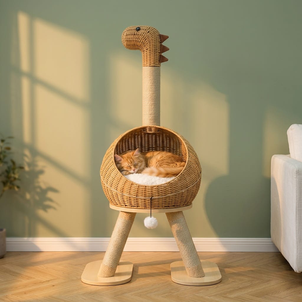 Arbre a chat design en bois