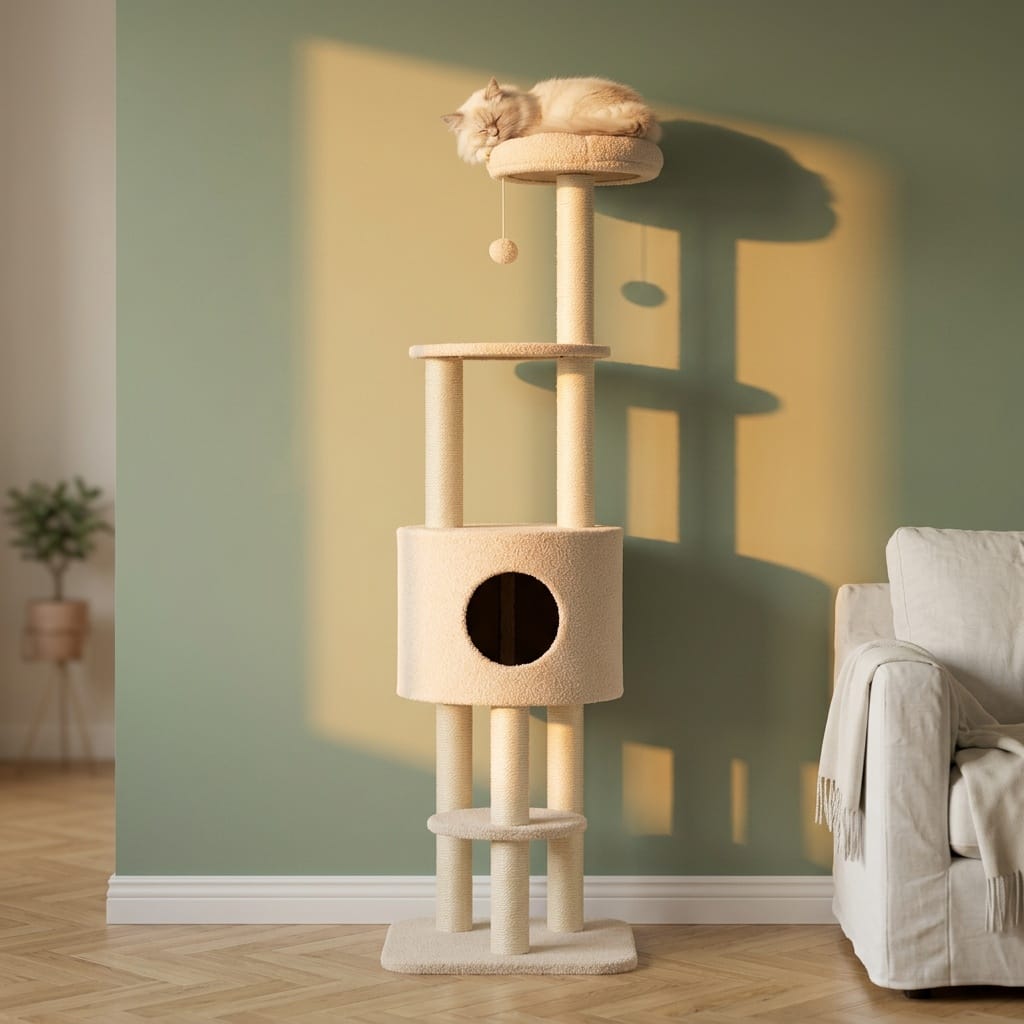 Arbre a chat design scandinave