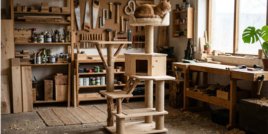 Comment faire un arbre à chat en bois  guide complet
