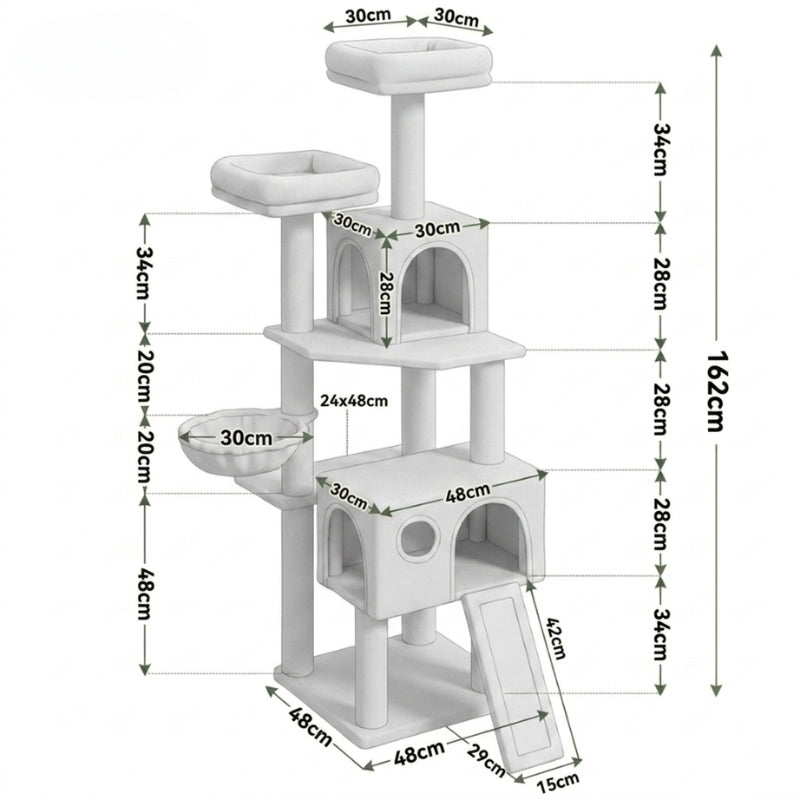 Arbre à chat maine coon appartement — Fumi