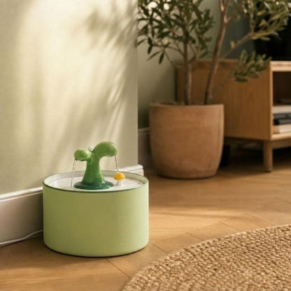 Fontaine chat céramique — Suito Chez Neko