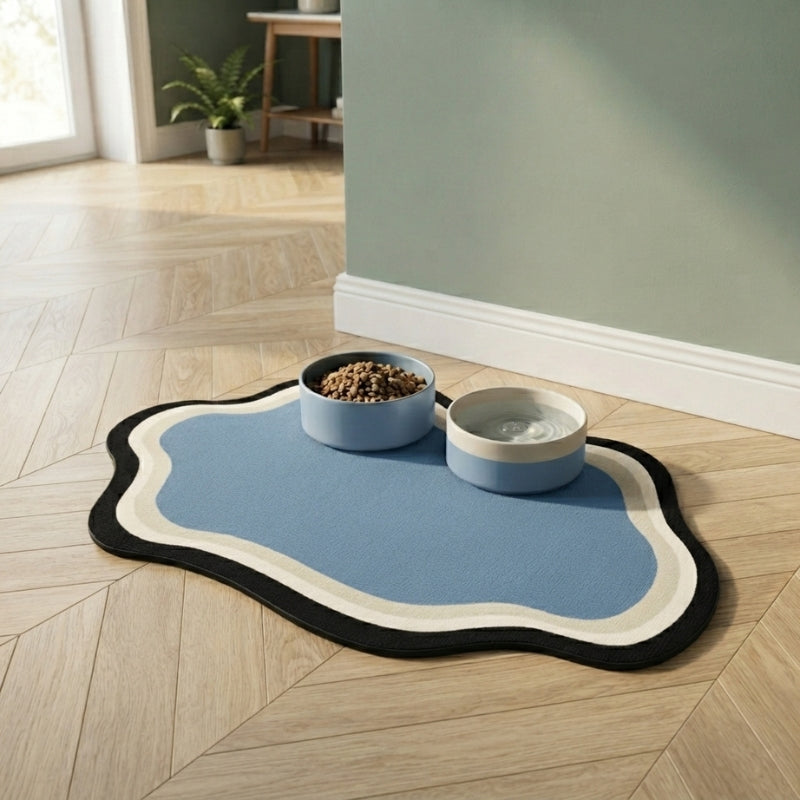Tapis gamelle chat absorbant – 30x40 cm