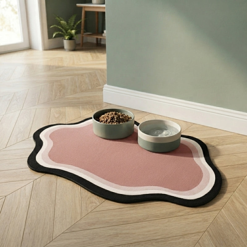 Tapis gamelle chat absorbant – 30x40 cm