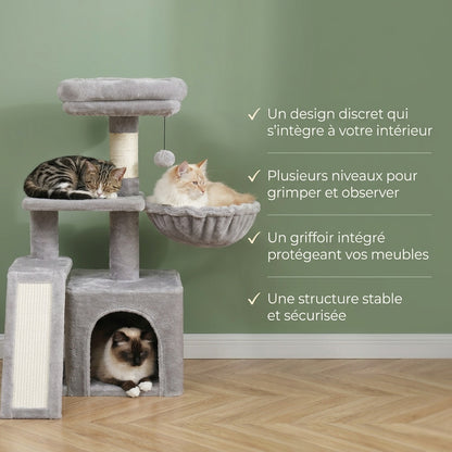 Arbre à chat design luxe scandinave — Lumi