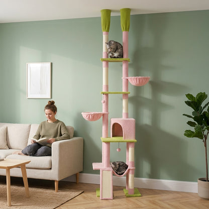 Arbre à chat colonne fixation plafond — Hashira