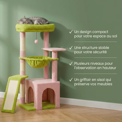 Arbre à chat design 93 cm — Roku