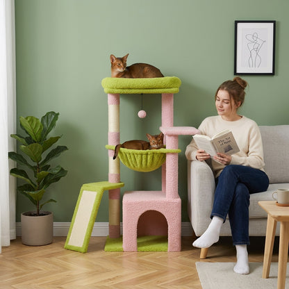 Arbre à chat design 93 cm — Roku