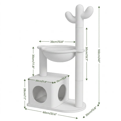 Arbre à chat design cactus — Fuji
