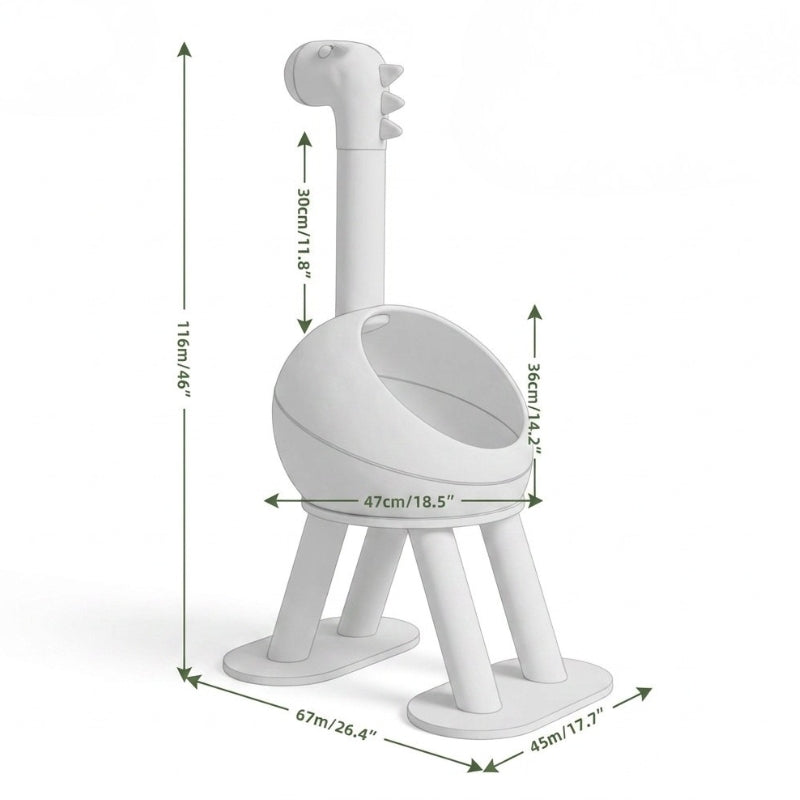 Arbre à chat design en bois — Tabi