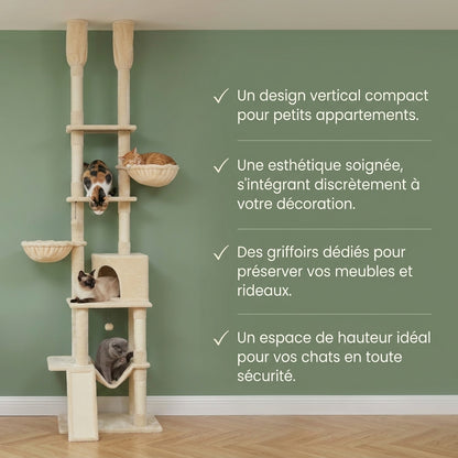 Arbre à chat hauteur plafond — Kumo