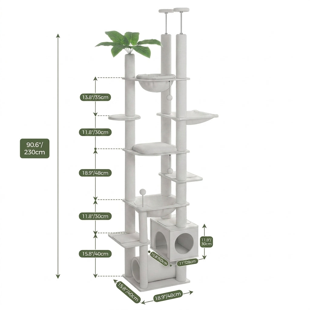 Arbre à chat xxl beige — Tao
