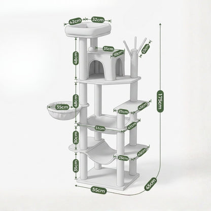 Arbre à chat 1m70 beige — Nami