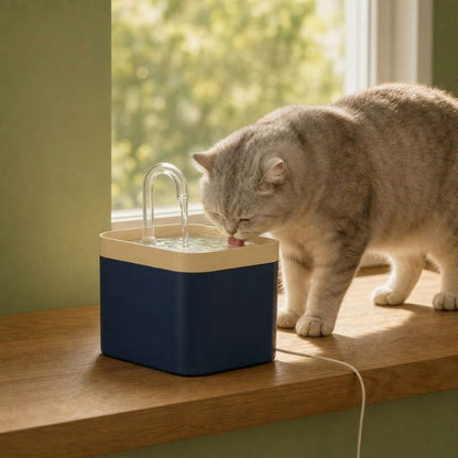 Fontaine chat silencieuse — Asahi