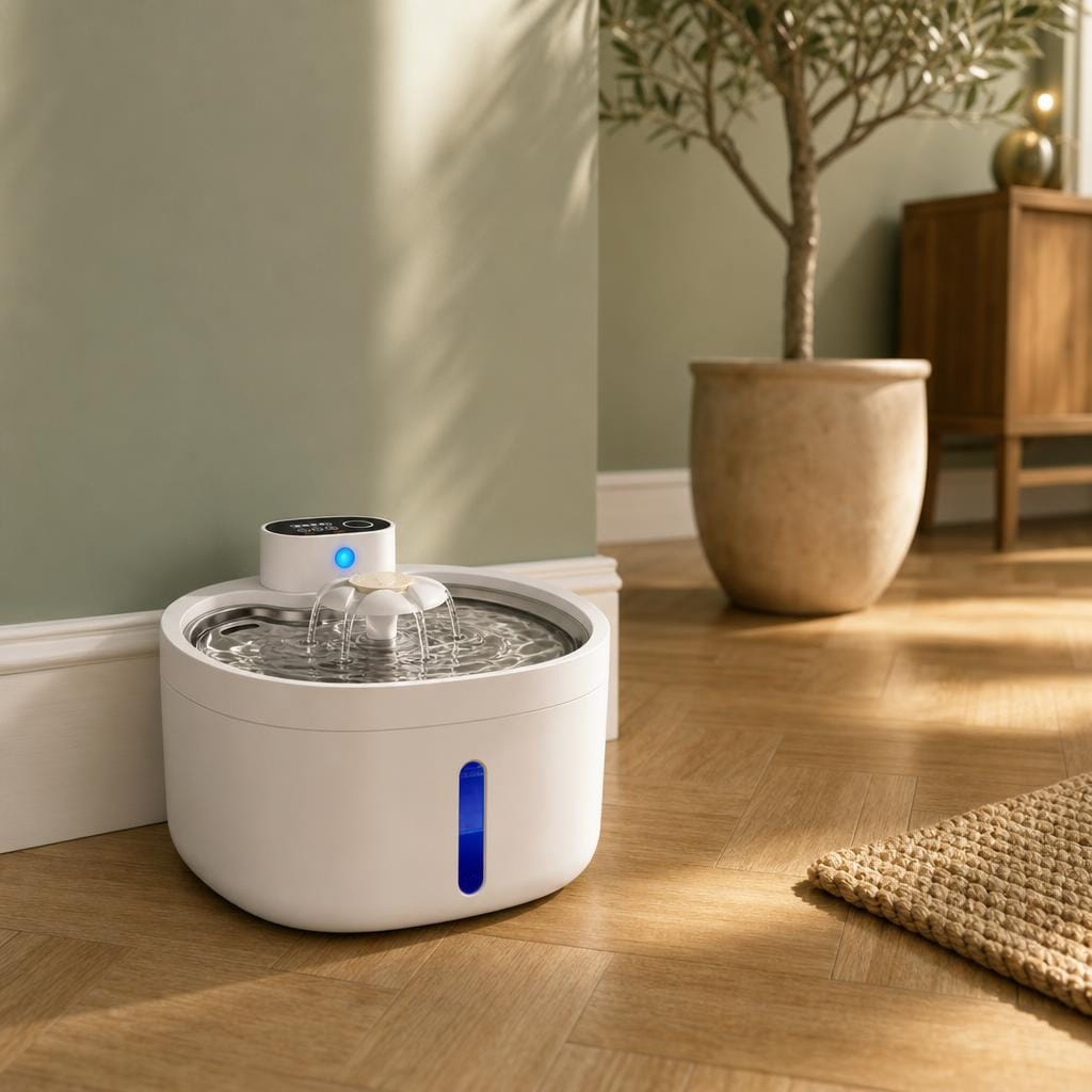 Fontaine à eau chat détecteur de mouvement — Mizu Chez Neko