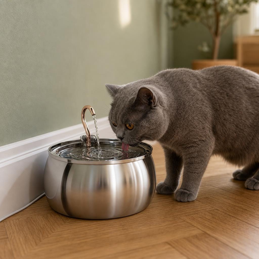 Fontaine à eau chat robinet — Mina Chez Neko