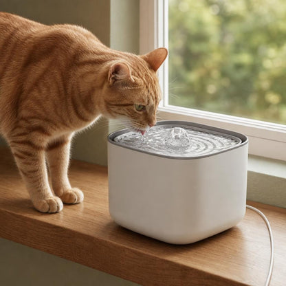 Fontaine à eau pour chat silencieuse — Kiso Chez Neko
