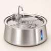 Fontaine chat inox — Hama Chez Neko