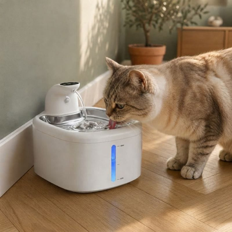 Fontaine chat sans fil — Kisu Chez Neko
