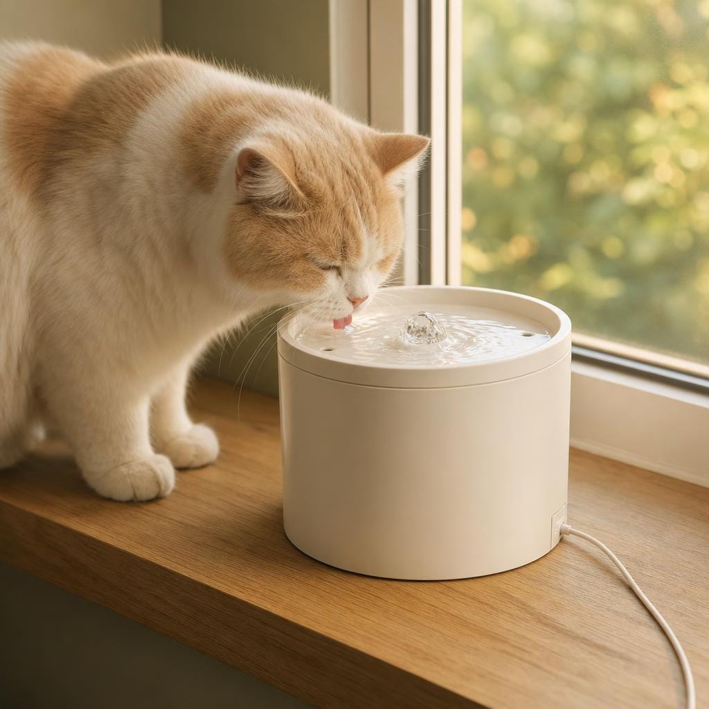 Fontaine pour chat en céramique — Ido Chez Neko