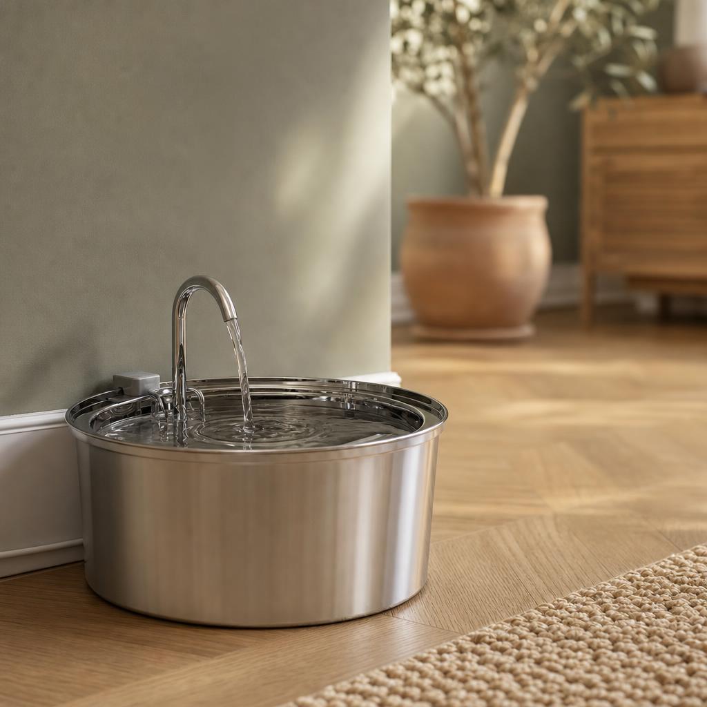 Fontaine pour chat inox — Shiki