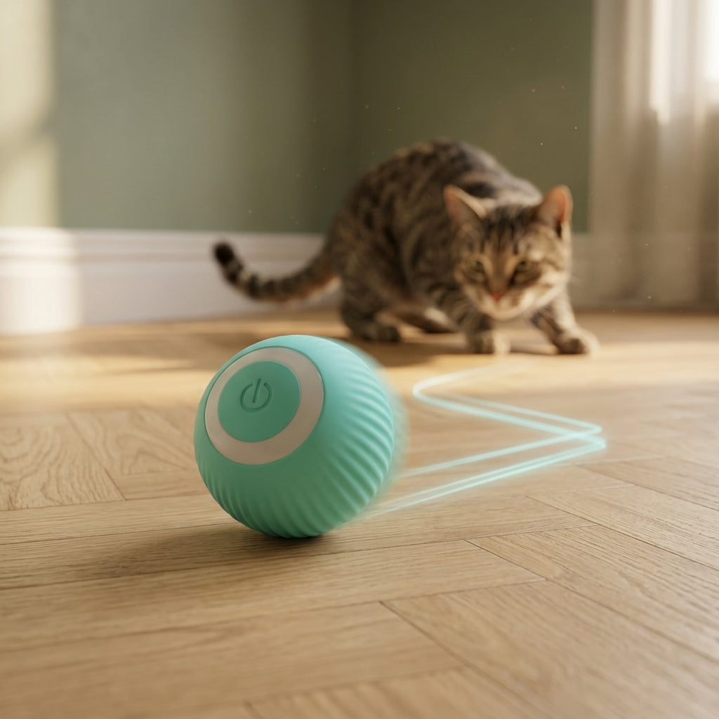 Balle intelligente pour chat — Mari