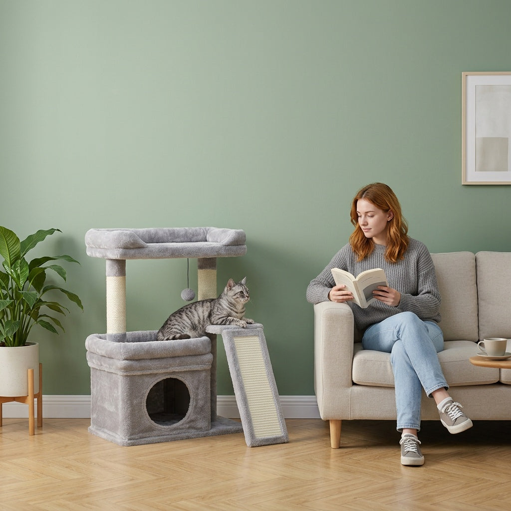 Petit arbre à chat avec boule — Sono