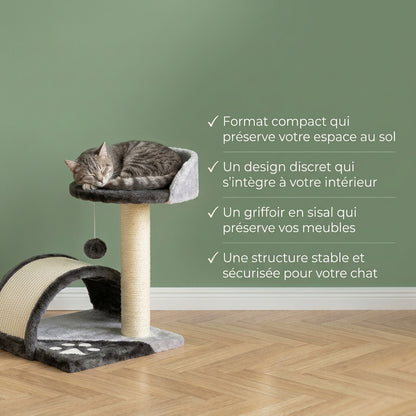 Petit arbre à chat avec griffoir — Moko