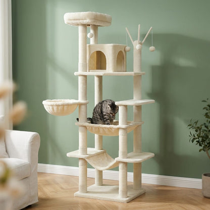 Arbre a chat 1m70 beige