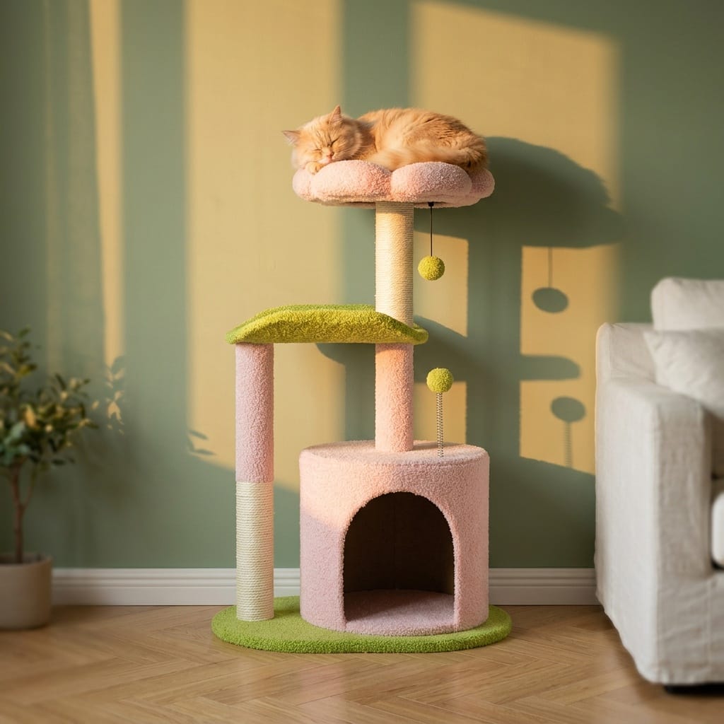 Arbre a chat a fleur