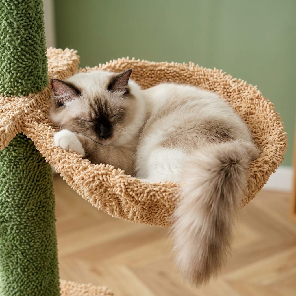 Arbre a chat au plafond