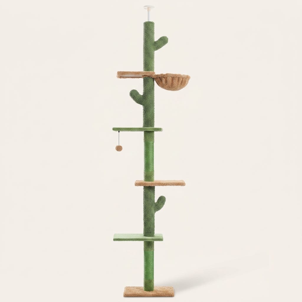 Arbre a chat au plafond