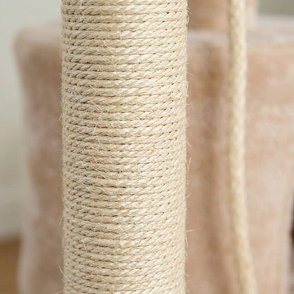Arbre a chat avec griffoir beige