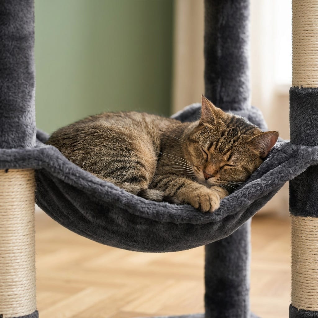 Arbre a chat avec hamac xxl