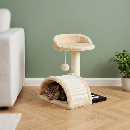 Arbre a chat beige 1 pied