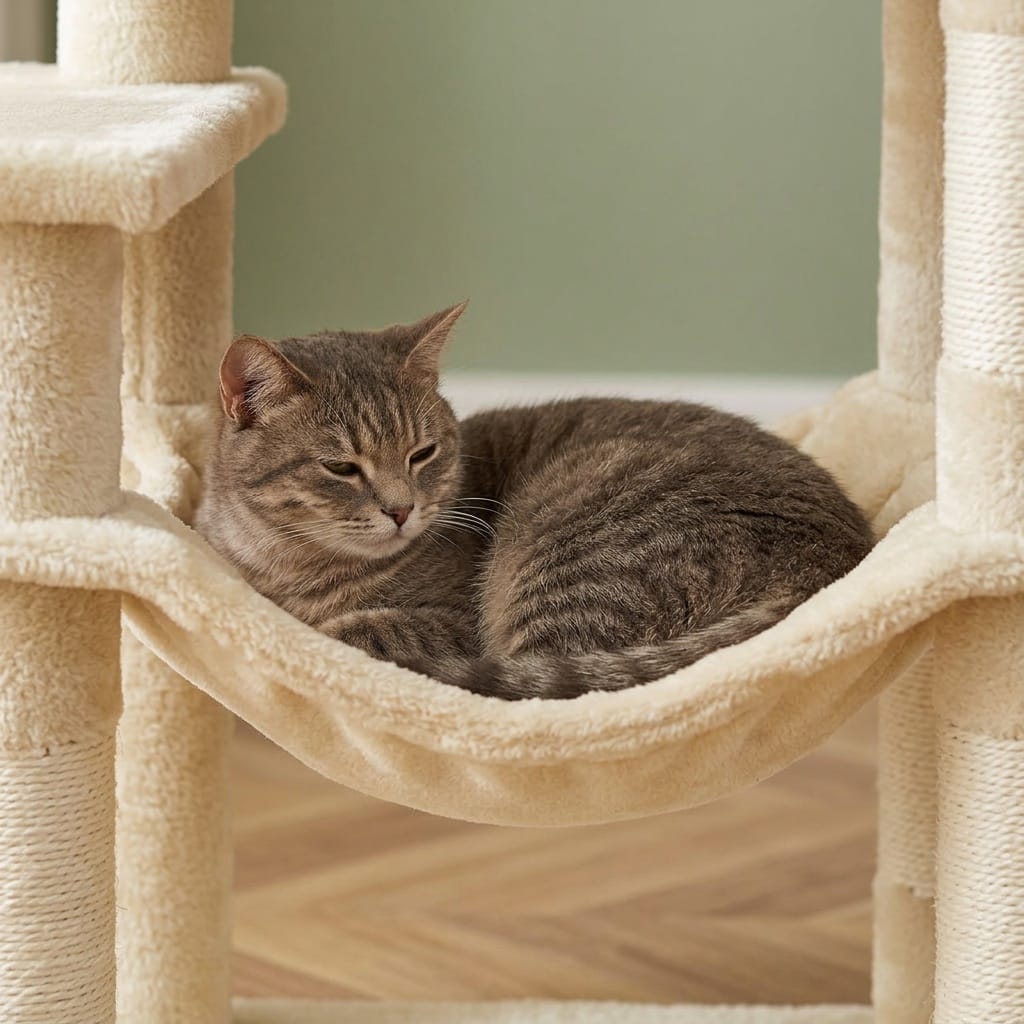 Arbre a chat beige 110cm