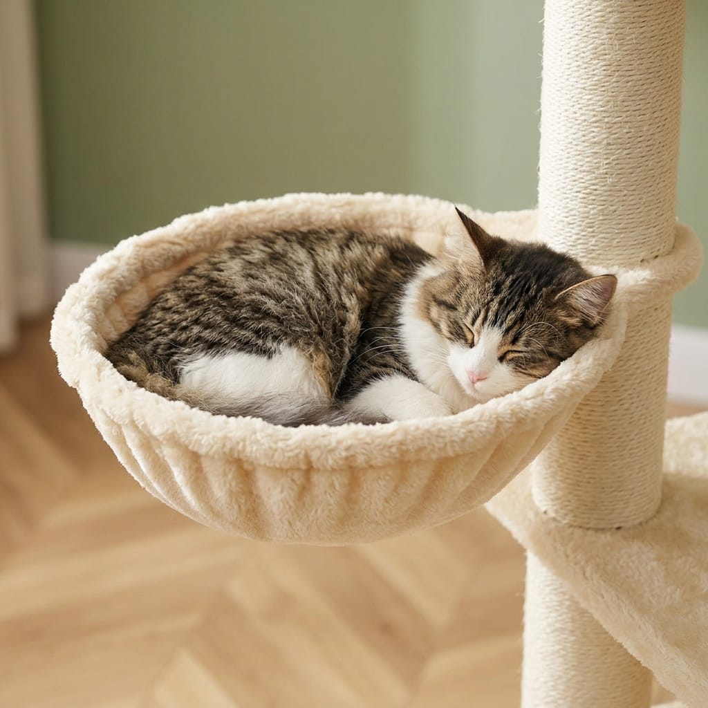 Arbre a chat beige 170 cm