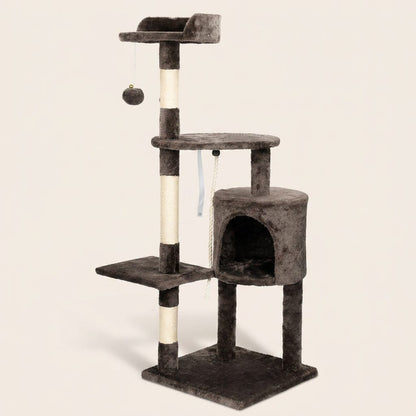 Arbre a chat beige et marron