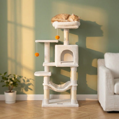 Arbre a chat blanc design