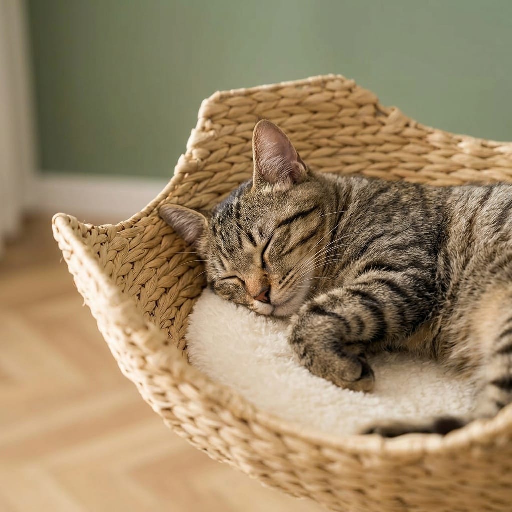 Arbre a chat bois avec branche