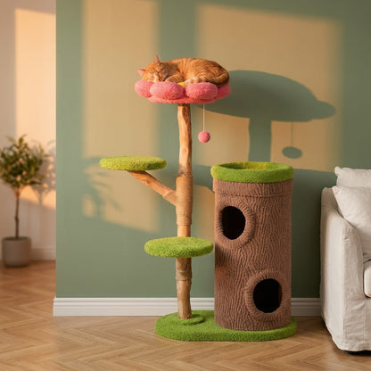 Arbre a chat bois brut