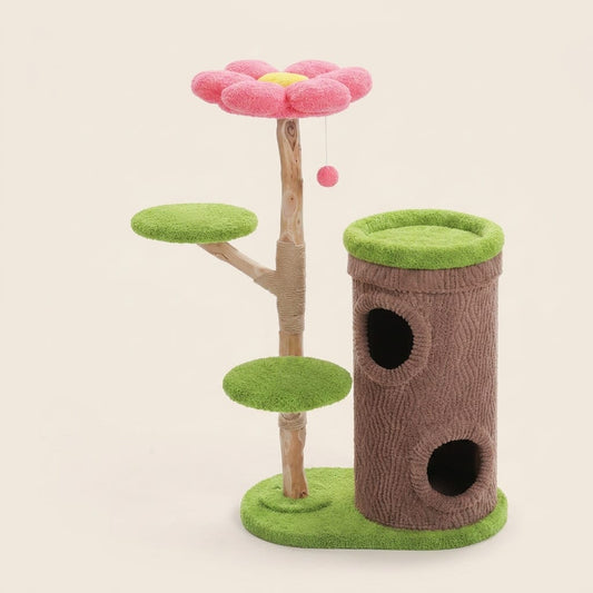 Arbre a chat bois brut