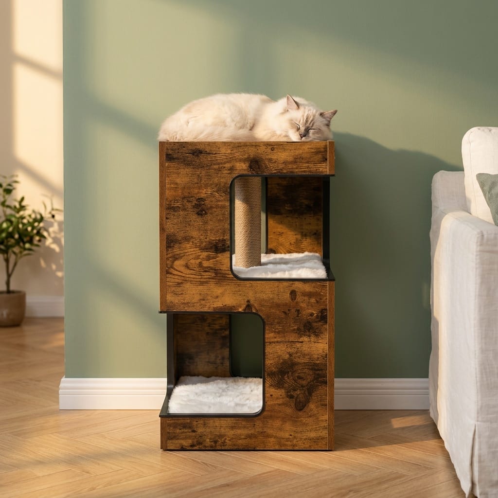 Arbre a chat bois design
