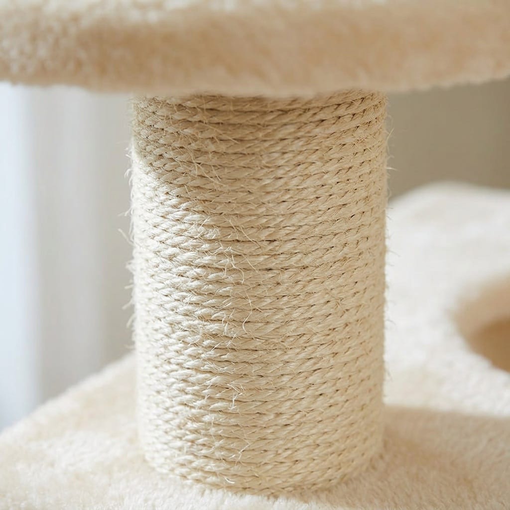 Arbre a chat bonne qualité beige