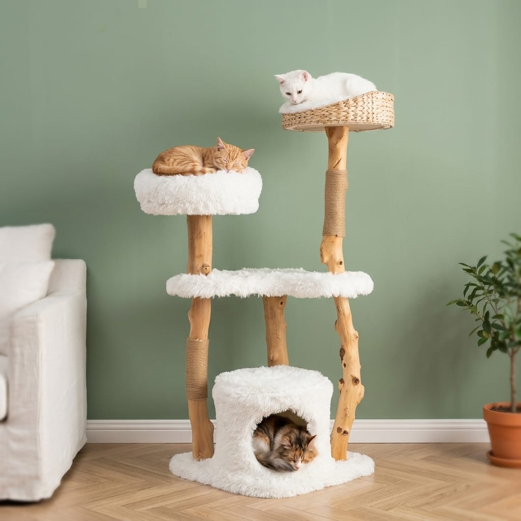 Arbre a chat branche bois