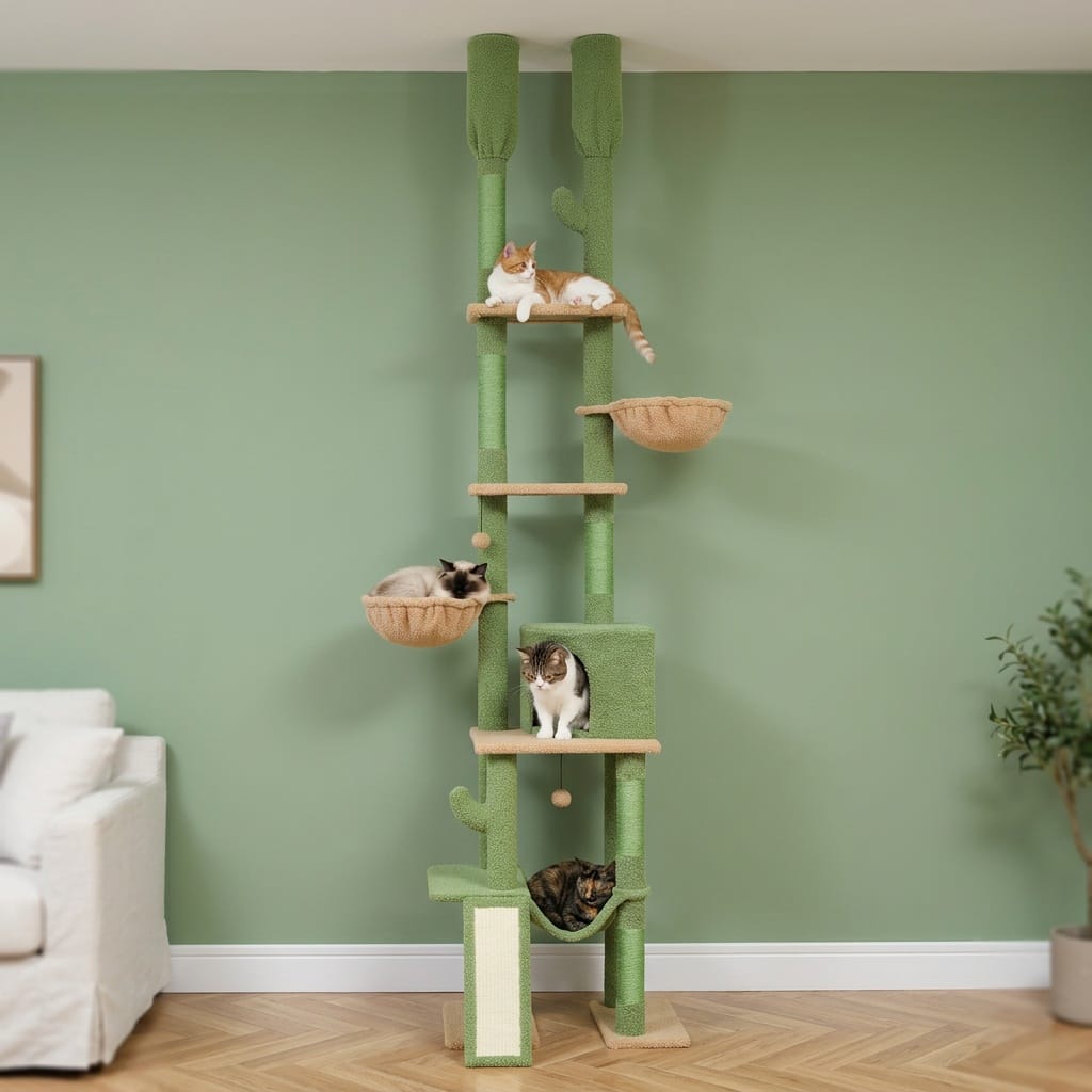Arbre a chat cactus plafond