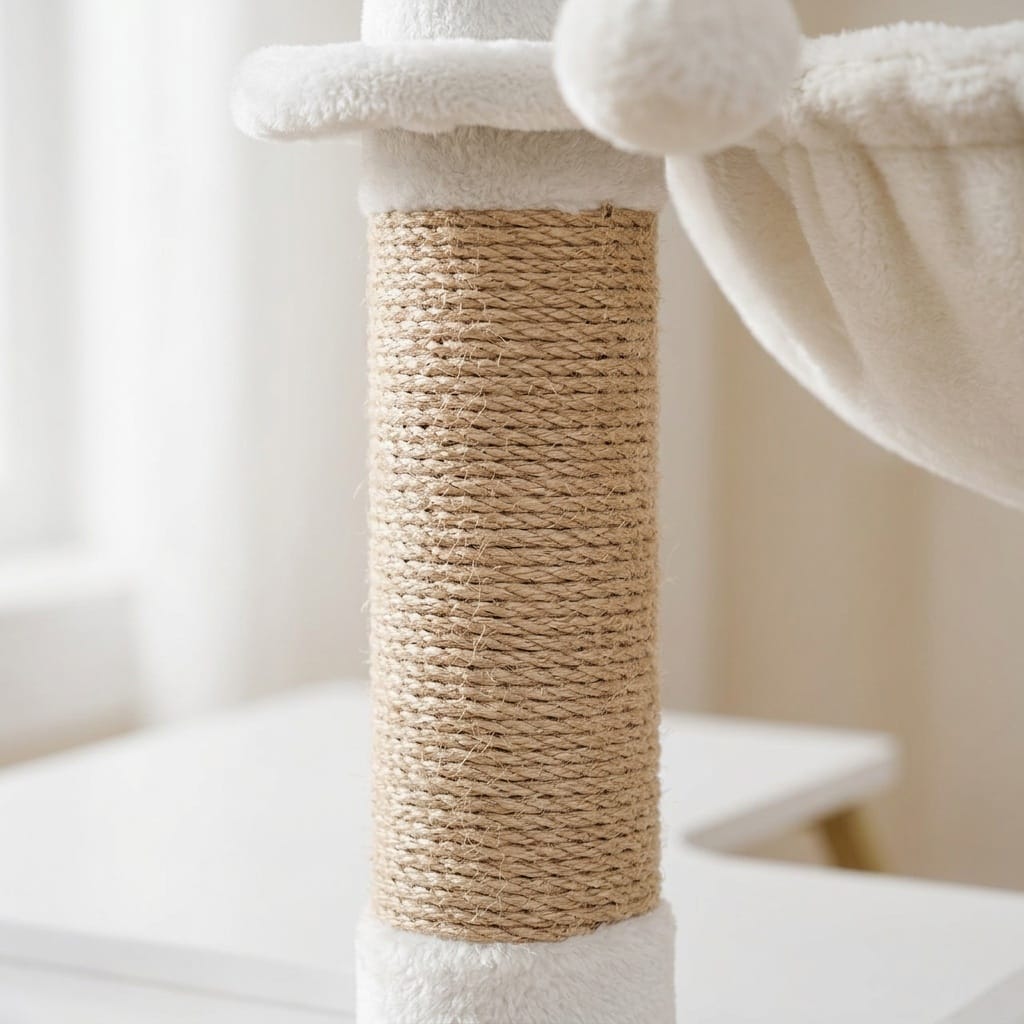 Arbre a chat caisse en bois